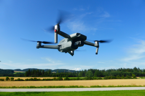 Drohne im Flug, DigiCamp 2021