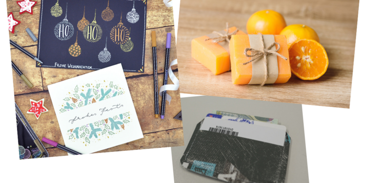 Stabilo Weihnachtskarten, Cardholder, Orangenseife