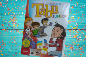 Schachteldeckel des Spiels: Tabu Junior